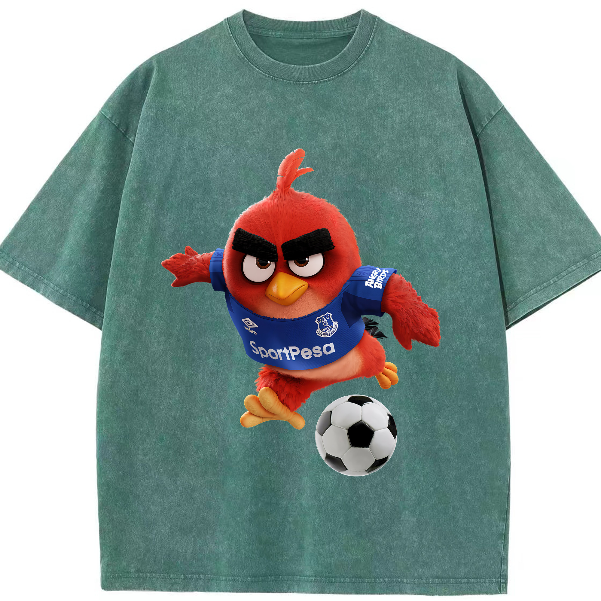 （画像用） Angry Birds アングリーバード 綿100% ヴィンテージ風 半袖Tシャツ（フロントプリント）